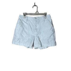 VANS Shorts Womens Size 26‎ White Casual Denim Button Closure Skater Streetwear